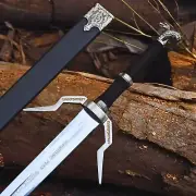 Handmade Carbon Steel The Witcher Sword, Sword of Geralt of Rivia, Feline Sword
