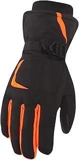 [Generic] Men Winter Gloves Windproof Thermal Ski Gloves Warm Anti-Slip Gloves for Travel Sport Running Cycling Biking Driving Hiking Multicolor One Size