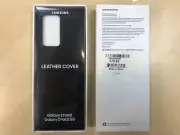 OEM Samsung Galaxy Z Fold2 Leather Cover Case in Black