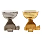 Small Round Side Table Modern Furniture Tea Table for Indoor Bedroom Dorm