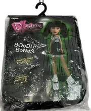 Deceptions by Disguise Boodle Bones Adult Goth Halloween Costume Size 12-14