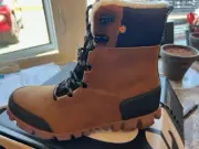 Bogs Arcata Urban Leather Tall Women's Casual Boots, Carmel/Amber, 7