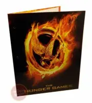 THE HUNGER GAMES Folder with Mockingjay Burning Logo NEW school stationery file