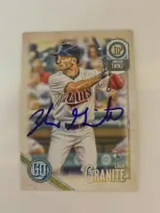 Zack Granite 2018 Signed Tops Team Card