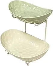 WeiLaiKeQi 2 Tier Fruit Display Stand for Events and Gatherings