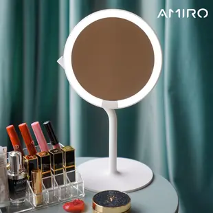 AMIRO Mate S 系列LED高清日光化妝鏡/美妝鏡/LED鏡-極簡白 神腦生活