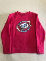 Vans Sweatshirt Girl's 5T New Stuck On You Cherries Jubilee Valentine Crew