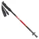 【小崴Life】RHINO 犀牛極輕量彩繪登山杖 (紅黑彩繪) 登山杖•手杖