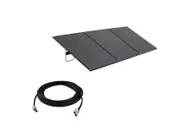 Kings 300W Folding Solar Panel Up to 25A at 12V + 12m Extension Lead