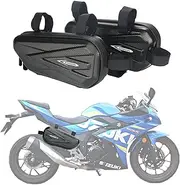 RZAHUAHU Motorcycle Tail Bag Saddle Bag Bike Waterproof Frame Bag EVA Hard Shell Side Hanging Bag Seat Tube Accessories Storage Packge 2Pcs