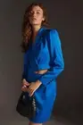 NWT Anthropologie Mare Mare size XXS Blazer Top Jacket Mini Skirt Set Blue