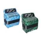 22 Key 8 Bass Accordion Professional Anti Slip Sensitive Button Accordion Mu HOM