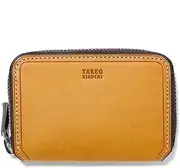 [TAKEO KIKUCHI] Takeokikuchi No. 780611 Margo II Coin Purse, Card Size, Cowhide Leather