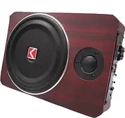 Car Subwoofer 600W,Sit Down auto subwoofer, Car Subwoofer Audio Speaker, Powered Car Subwoofer,Car Subwoofer with Built in Amp,for Tight Spaces in Cars and Trucks,Black
