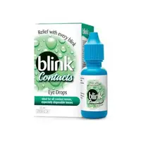 在飛比找大樹健康購物網優惠-嬌生 冰藍 BLINK 高水分隱形眼鏡潤濕液10ML (單入