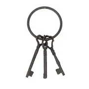 Pirate Ship Skeleton Jail Keys Set - Cast Iron Costume Prop