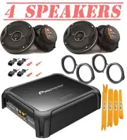 4 JBL GTO629 6.5" Speakers & Pioneer 4-channel Amplifier for 2023-UpHonda Accord (for: Honda)