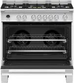 Fisher & Paykel 90cm Series 9 Classic 5 Burner Dual Fuel Pyrolytic Cooker
