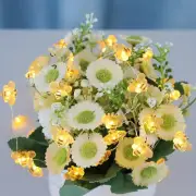 Honeybee Fairy String Lights, 10 Ft Battery Operated LED String Lights with Remo