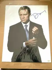 Daniel Craig 16x20 James Bond 007 Signed Autograph Photo Celebrity Authentics