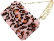 [WESIEVYA] Plush Bag Pocketbooks for Women Crossbody Mini Handbags Crossbody Purse Women Cross Body Handbags Crossbody Clutch Cell Phone Girl Wallet Purse for Wallet Bag Polyester White