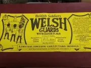 New in box W. Britain 1986 - Toy Soldiers Welsh Guards with Cloth Flags No 5186