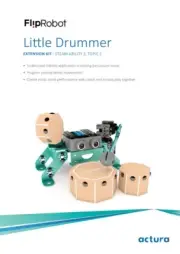 Kids ROBOTICS FlipRobot E300 Starter Kit + Drummer Robot Bundle