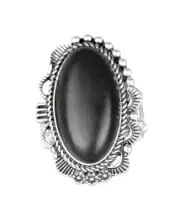 Paparazzi Open Range Black Ring - New