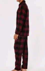 Hollister Gilly Hicks Men's The Flannel Sleep Set In Red/Black Size Large, NWT.