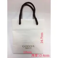 在飛比找蝦皮購物優惠-Godiva 巧克力 紙袋 提袋 13x14.7 cm 收藏