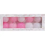 LVD Plastic 2m LED String 10 Lights Pinks Home/Nursery Decor Children/Baby