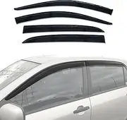 AUSGO Weathershields Compatible with Toyota Corolla Hatch 2001-2007, Weather Shields Window Visors Wind Deflectors Sun Rain Guard 4PCS Set