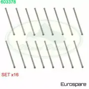 LAND ROVER ENGINE PUSH ROD SETx16 RR CLASSIC DISCOVERY DEF RANGE P38 603378 EURO (for: Land Rover)
