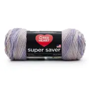 Red Heart Super Saver Yarn-Mulberry Mix (Pack of 3 Skein)