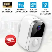Wireless IP Camera 1080P WiFi Security CCTV Wire-Free Battery Waterproof Smart