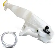 DNA Motoring OEM-WT-CH1288220 Factory Style Windshield Washer Fluid Reservoir w/Pump Cap & Sensor Compatible with 11-15 Grand Cherokee