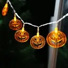 Halloween String Lights Pumpkin Lamp Indoor&Outdoor Garden Party Home Decor Prop