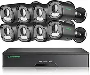 8MP (4K) 8-Camera Military-Grade Aluminum Security System with IP67 Weatherproof & 30m Warmlight Vision - Enterprise Series 2025