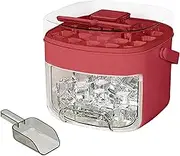 Ice Trays for Freezer - Chilling Cube Making Box - Easy Release Ice Making Tool with Handle and Lid for Party Daily Life Picnic Camping Gathering