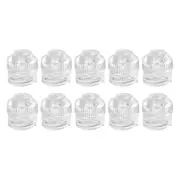 10pc Jura Interchangeable Milk Spout Spare Set For Coffee Machine Frother Clear