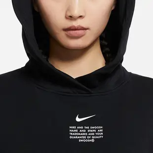 【豬豬老闆】NIKE Sportswear Swoosh 長袖 帽T 休閒 運動 女款 白DJ6948-100 黑010