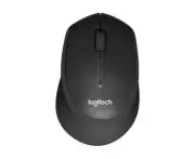 Logitech M331 Silent Plus Mouse RF Wireless Optical 1000 DPI - Black