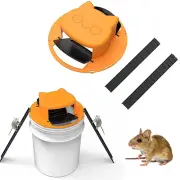 Creative Slide Bucket Lid Mouse Trap Mousetrap Mouse Bucket Traps Rat Trap