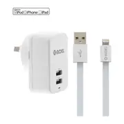 Moki Lightning Syncharge Cable + Wall
