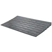 Silver Spring - 3-Channel Doorway Threshold Ramp - DH-UP-8 - Durable Rubber - T