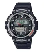 CASIO Dual Analogue Digital Fishing Sport Watch WSC-1250H-1AV (BLACK) with box