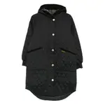 [Barbour] Barbour Quilted Hooded Jacket 8 UK BLACK