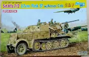 DRAGON 1/35 German SKfz.7/2 3.7cm Flak 37 w/Armor Cab helftrack 2 in 1