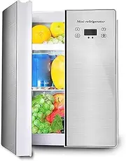 25L Mini Fridge Freestanding Refrigerator Portable Food Warmer Heater & Beverage Drink Cooler for Home Travel Room Office Car Fridge AC/DC Powered (Color : Smart)