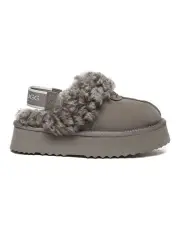 [UGG Australian Shepherd] Waffle Curly Platform in Brown